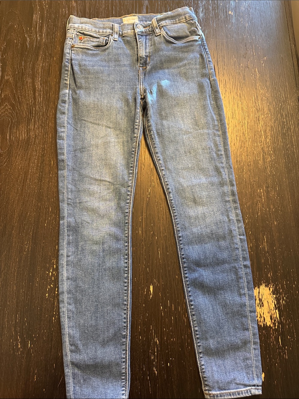 Hudson Jeans Women's Natalie Super Skinny Jeans in Light Blue Wash